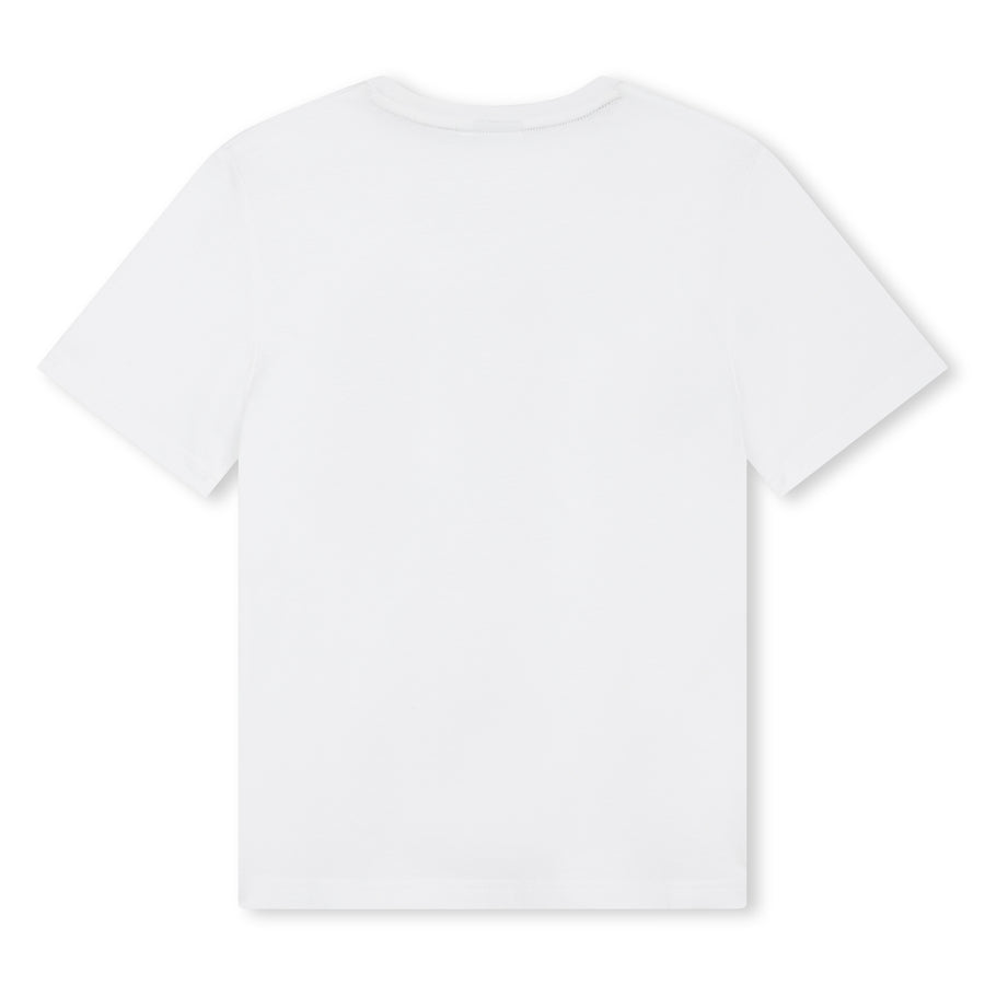 Tee-shirt Logo blanc garçon Hugo Boss