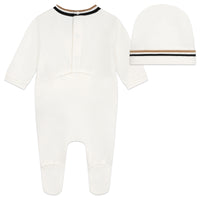 Pyjama et bonnet off white babyboy Hugo Boss