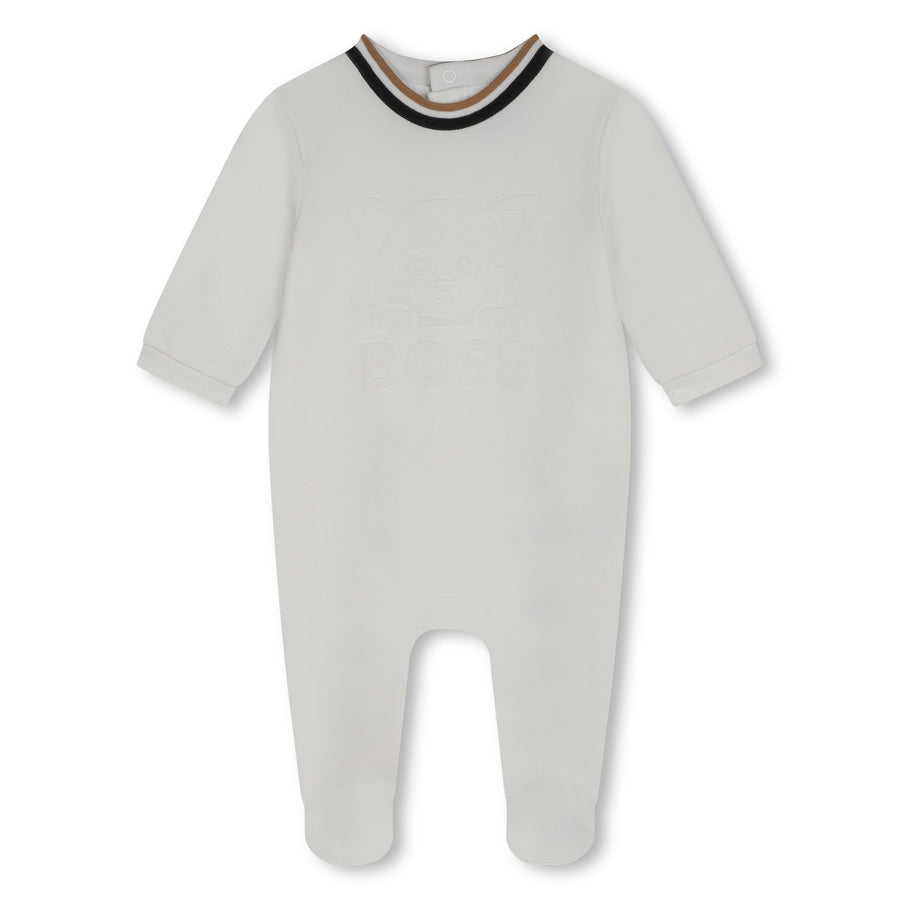 Pyjama et bonnet off white babyboy Hugo Boss