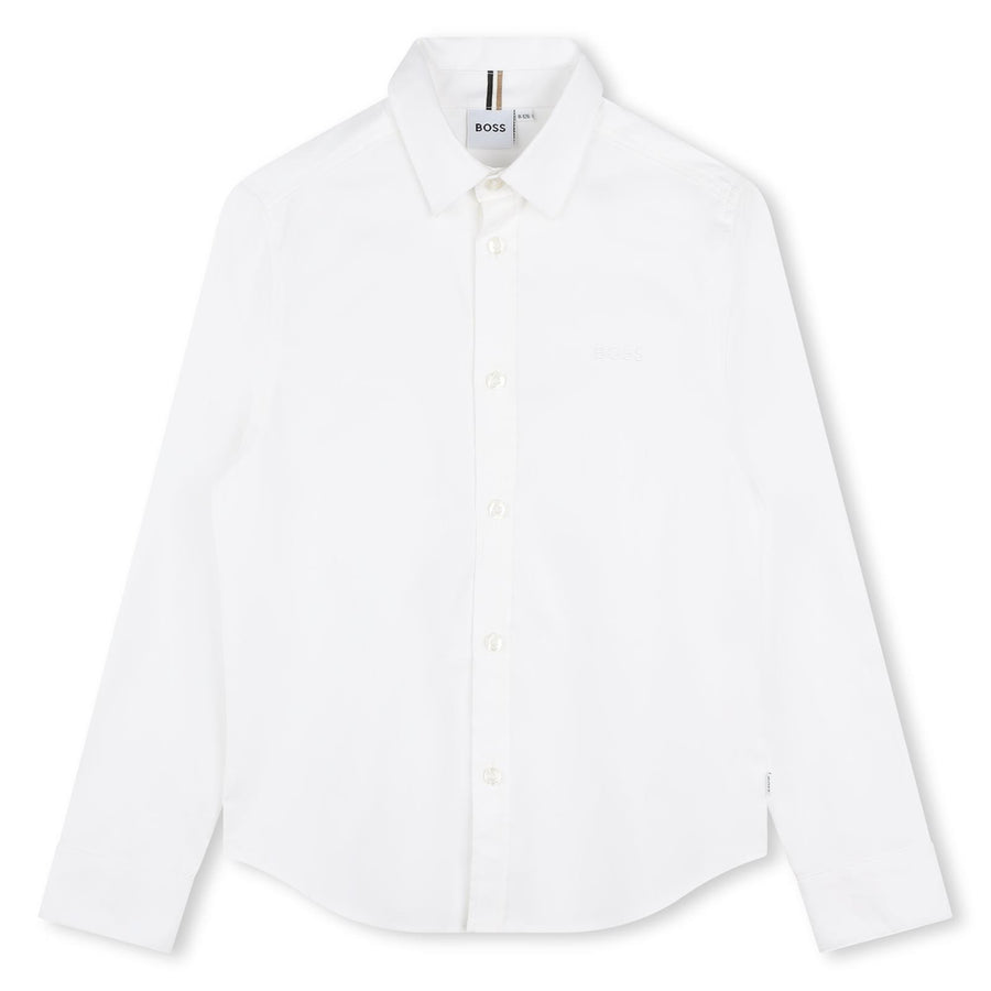 Chemise blanche garçon Boss H24