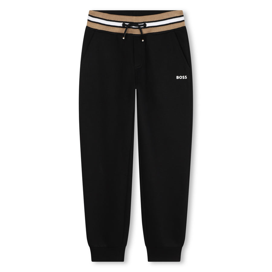 Pantalon de jogging noir garçon Boss