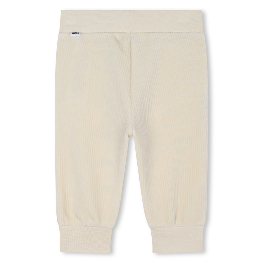 Pantalon jogging en velours milk babyboy Hugo Boss 