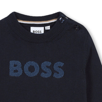 Pull avec logo babyboy Boss H24