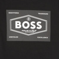 Tee-shirt noir Logo babyboy Boss 