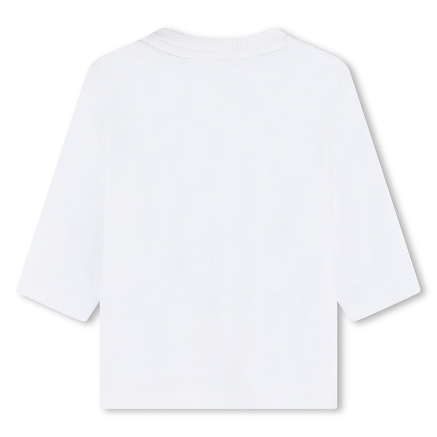 Tee-shirt blanc fantaisie babyboy Boss