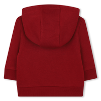Sweat à capuche terracotta babyboy Boss H26