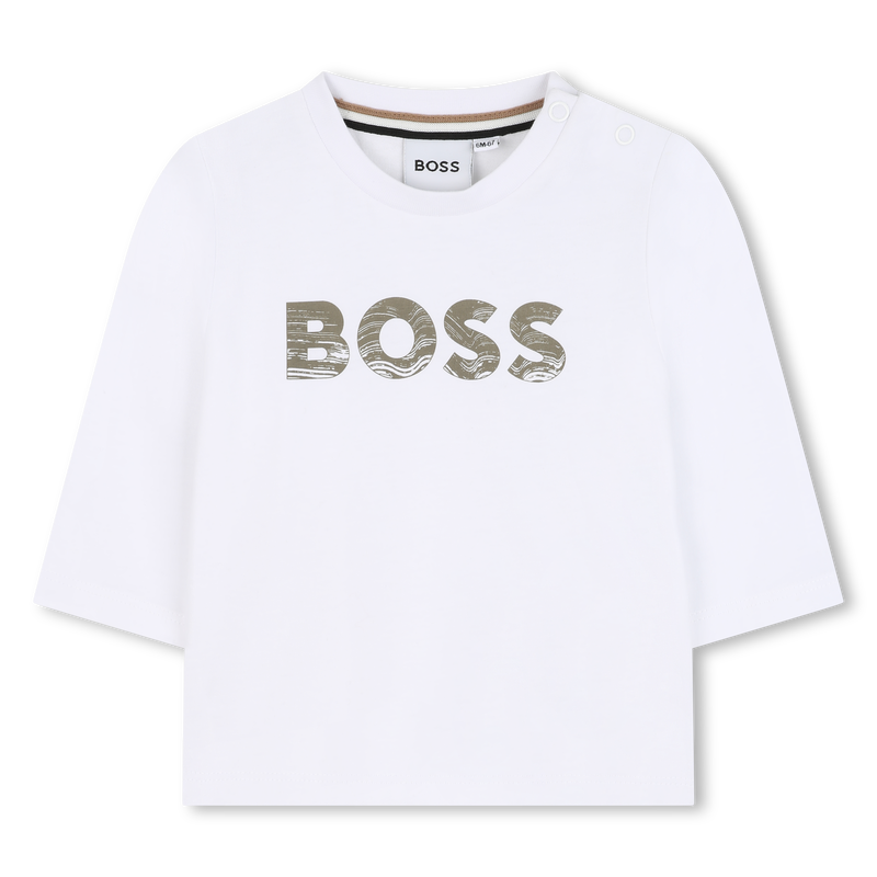 Tee-shirt logo kaki babyboy boss H25