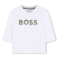 Tee-shirt logo kaki babyboy boss H25