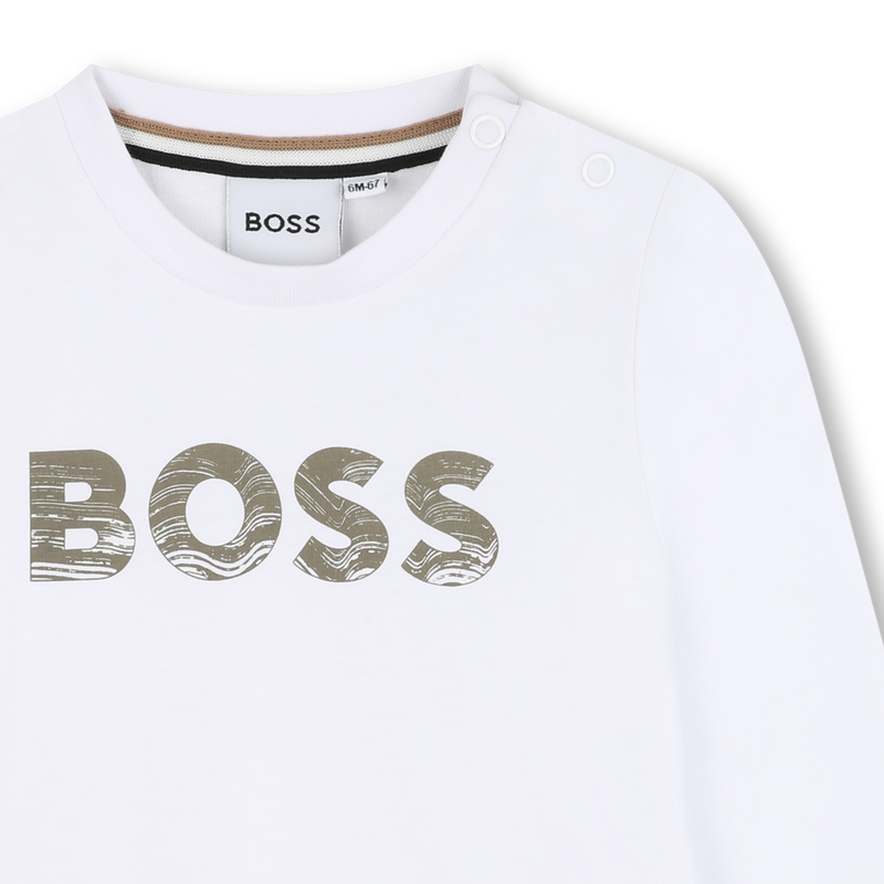 Tee-shirt logo kaki babyboy boss H25