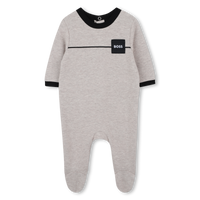 Ensemble pyjama et bonnet écru chiné babyboy  Boss H25