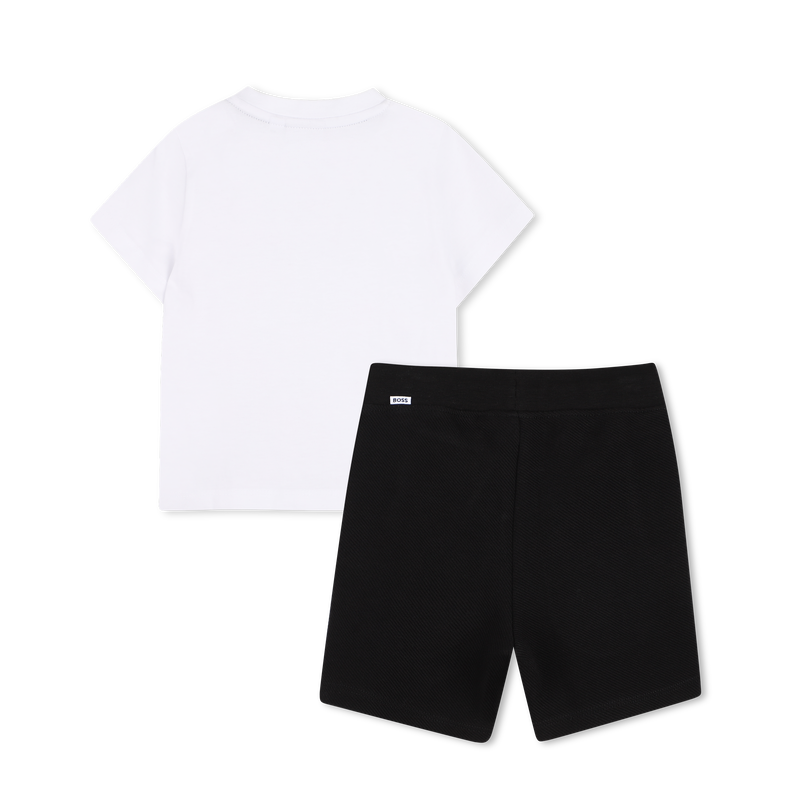 Ensemble tee-shirt et bermuda babyboy Boss E26