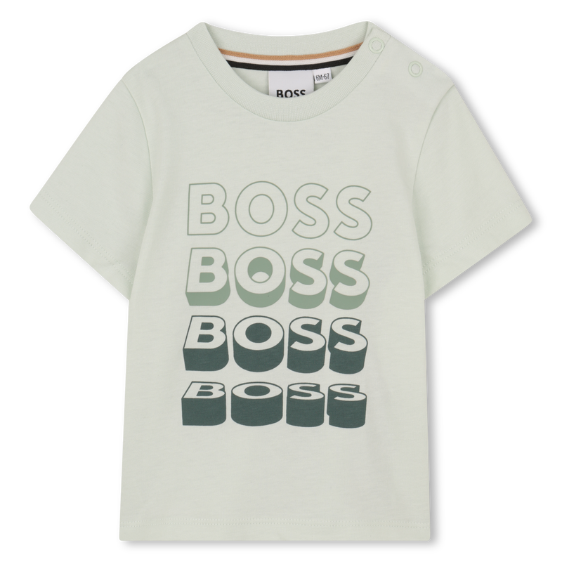 Tee-shirt manches courtes bleu babyboy Boss E26