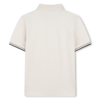 Polo écru garçon Boss E26