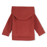 Sweat à capuche terracotta babyboy Boss H26