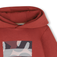 Sweat à capuche terracotta babyboy Boss H26