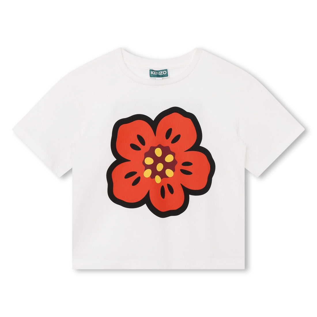 Tee shirt fleur Fille Kenzo E24