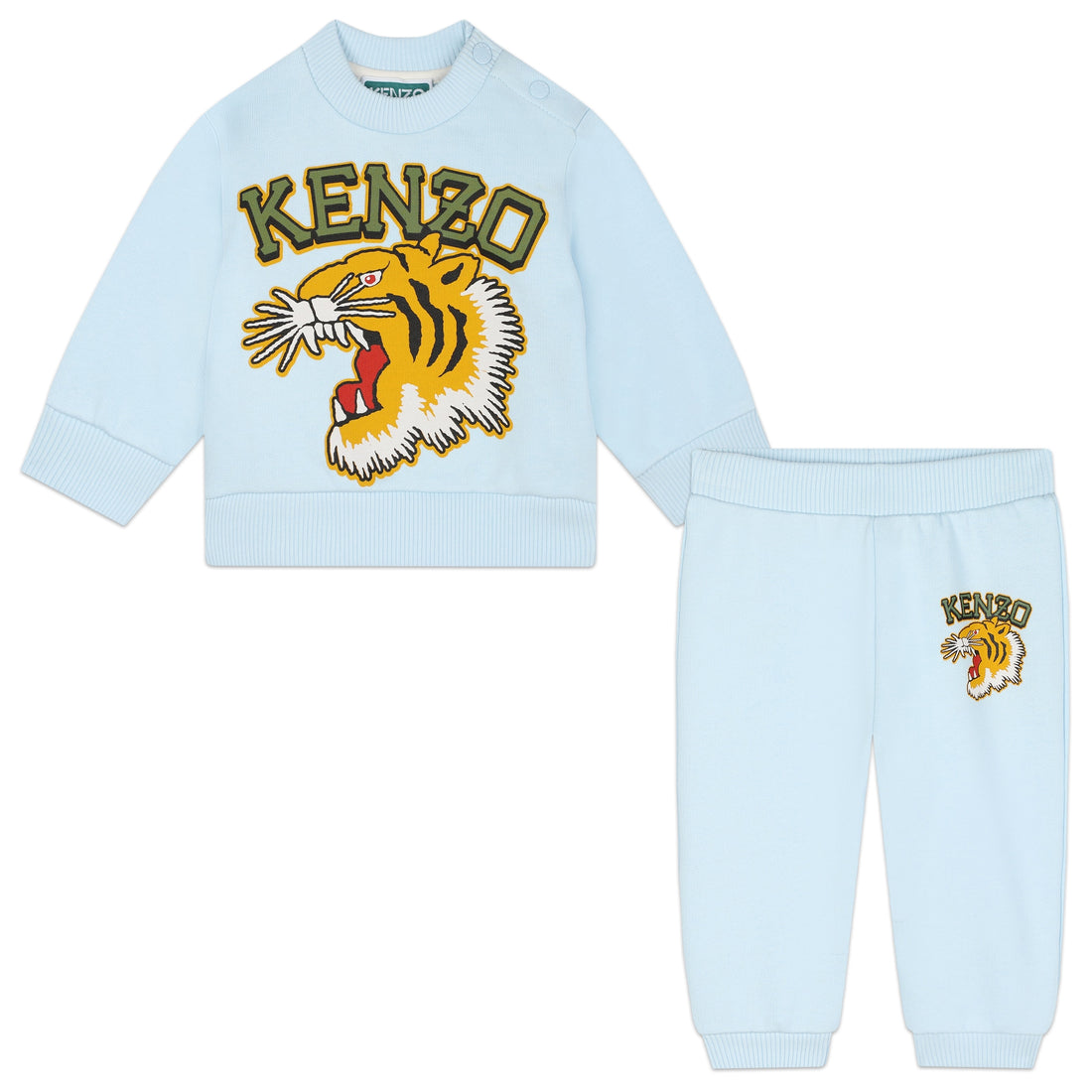 Ensemble jogging bleu glacier babyboy Kenzo H24 Little Corte