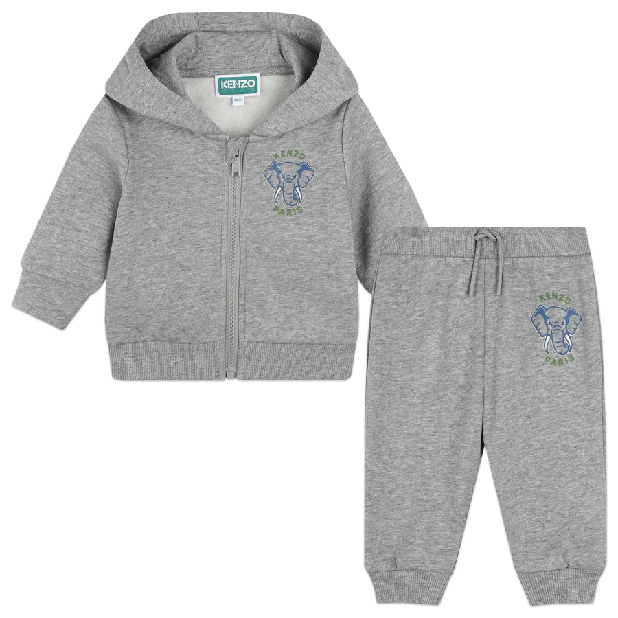 Ensemble de jogging gris chiné babyboy - Kenzo H24