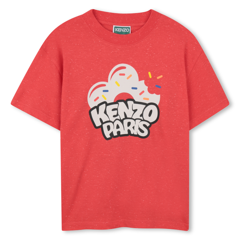 Tee-shirt manches courte rouge garçon Kenzo E26