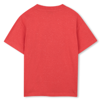 Tee-shirt manches courte rouge garçon Kenzo E26