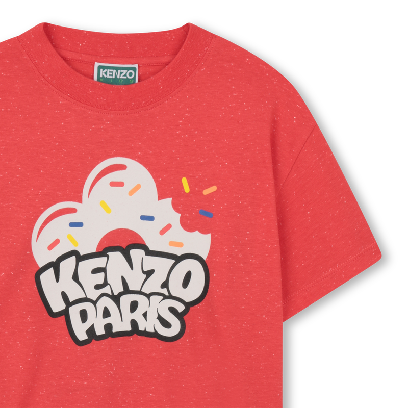 Tee-shirt manches courte rouge garçon Kenzo E26