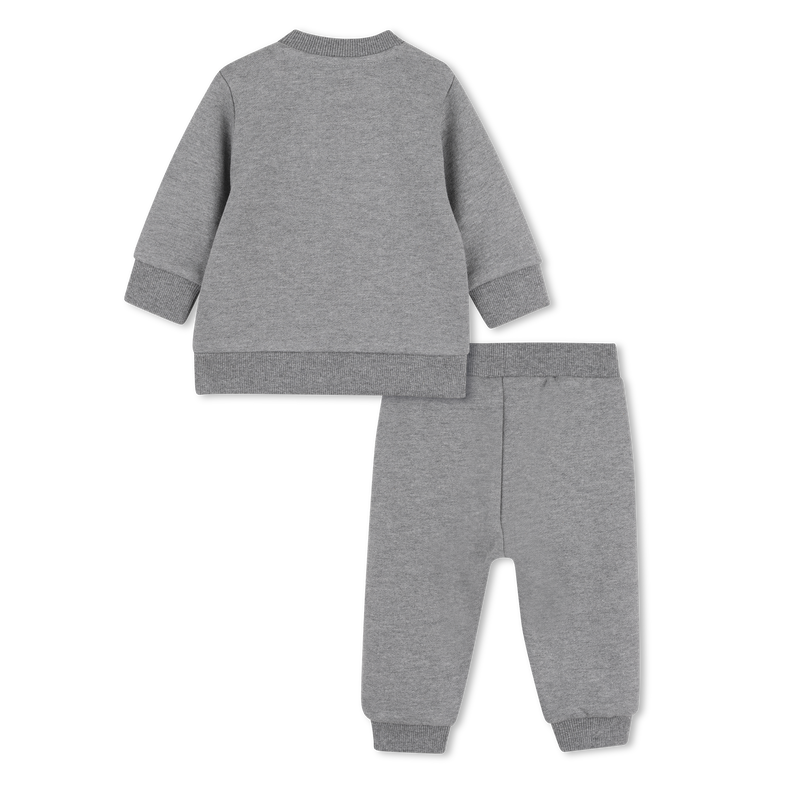 Ensemble sweat et jogging gris chiné unisexe Kenzo H26