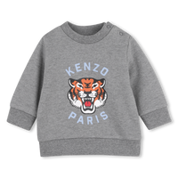 Ensemble sweat-shirt et pantalon gris chiné babyboy Kenzo H26