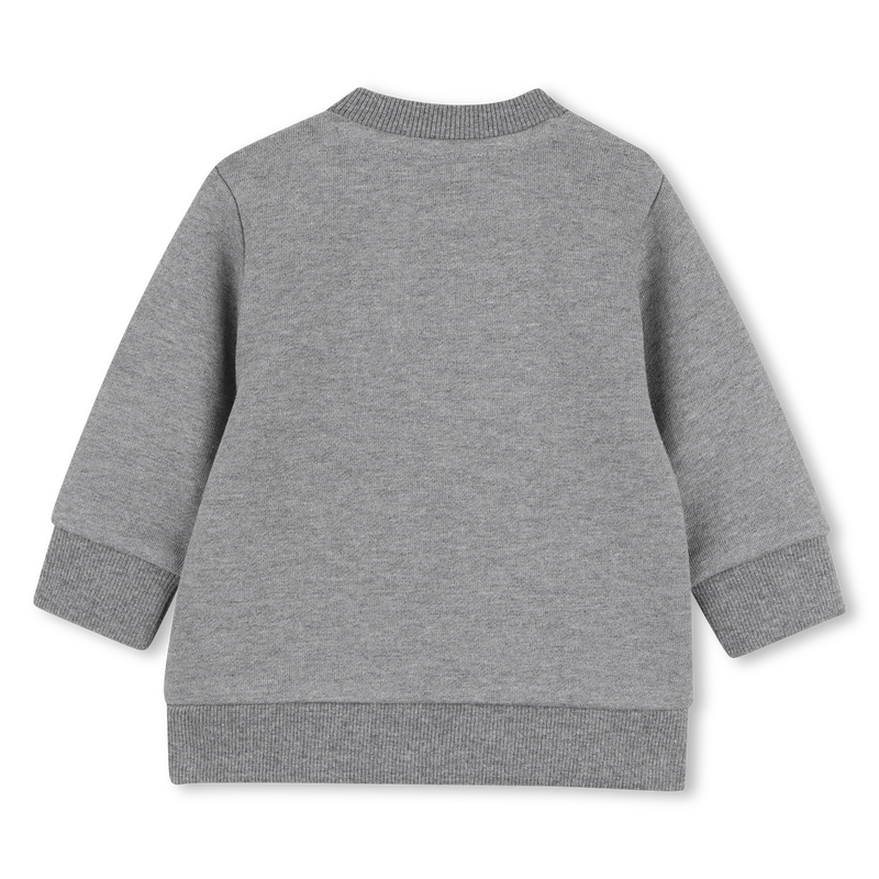 Ensemble sweat-shirt et pantalon gris chiné babyboy Kenzo H26