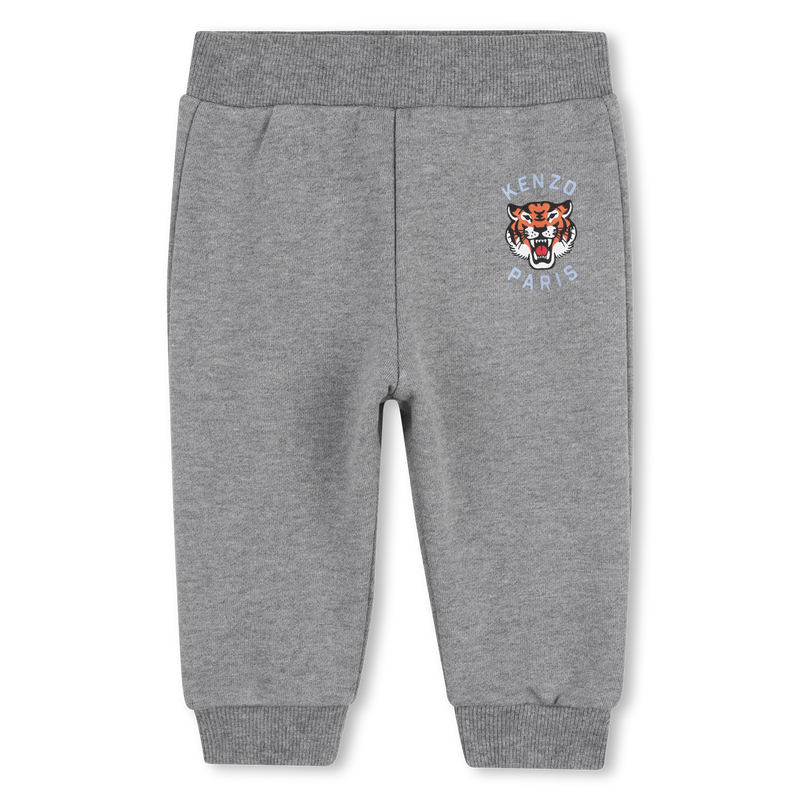 Ensemble sweat-shirt et pantalon gris chiné babyboy Kenzo H26