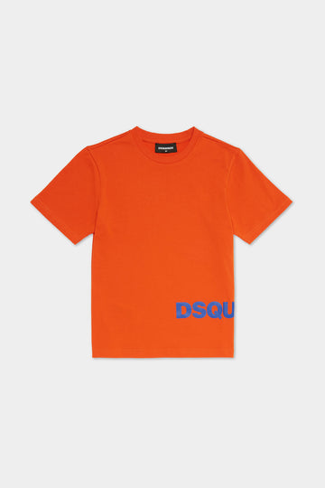 Tee-Shirt Orange garçon - Dsquared2 E24