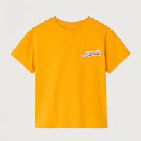 Tee-Shirt Fizvalle jaune lumière mixte American Vintage E26