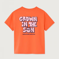 Tee-Shirt Fizvalle mandarine mixte American Vintage E26