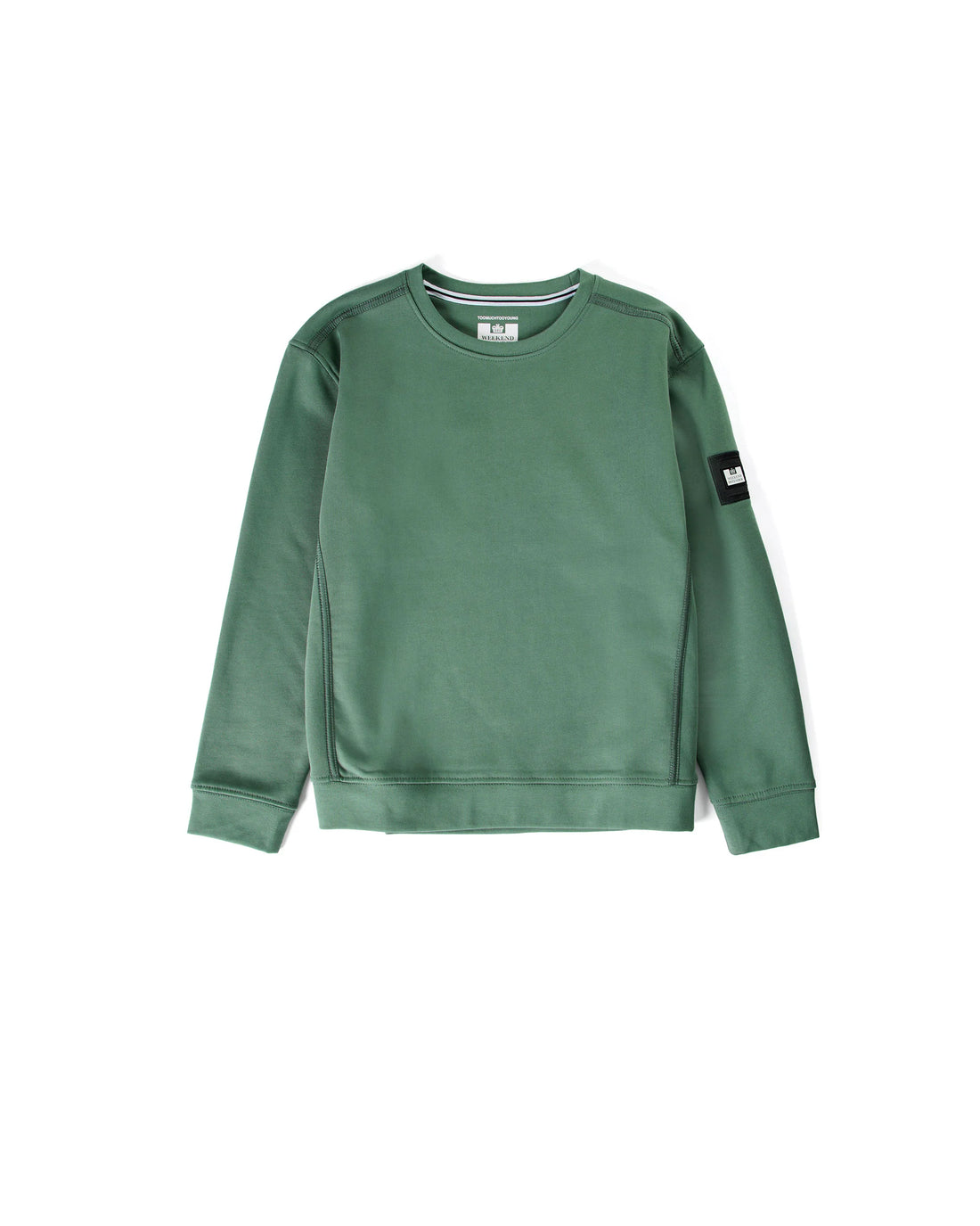 Sweat-shirt thym vert garçon Weekend Offender H26