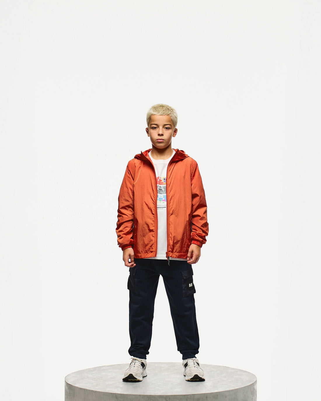 Veste Technician doublée polaire orange Garçon Weekend Offender H25
