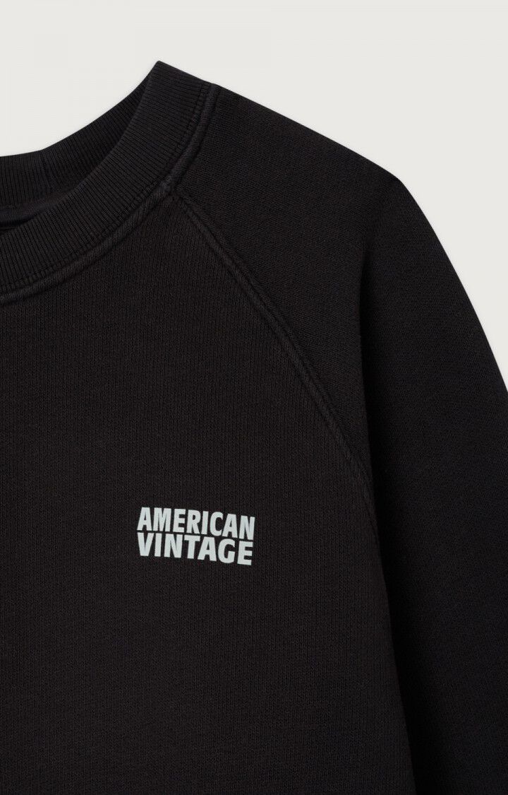 Sweat Izurbid noir mixte American Vintage H26