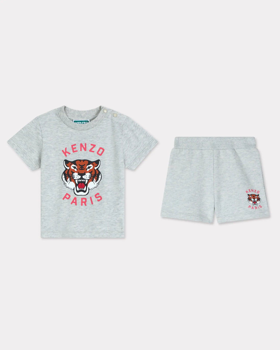 Ensemble tee-shirt et bermuda en coton babyboy Kenzo E26