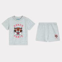 Ensemble tee-shirt et bermuda en coton babyboy Kenzo E26