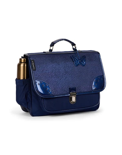 Cartable Moyen navy bleu Caramel & Cie