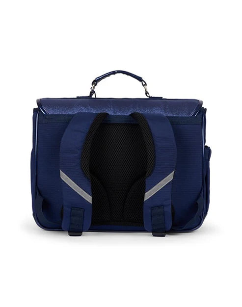 Cartable Moyen navy bleu Caramel & Cie