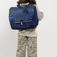 Cartable Moyen navy bleu Caramel & Cie