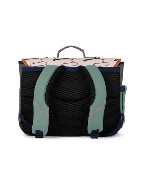 Cartable Moyen gray skates Caramel & Cie