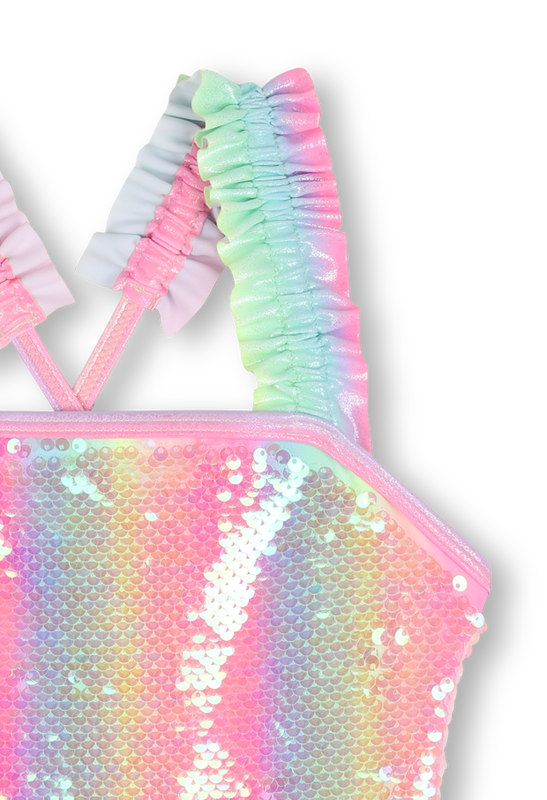 Maillot de bain 1 pièce multico fille Billieblush E26