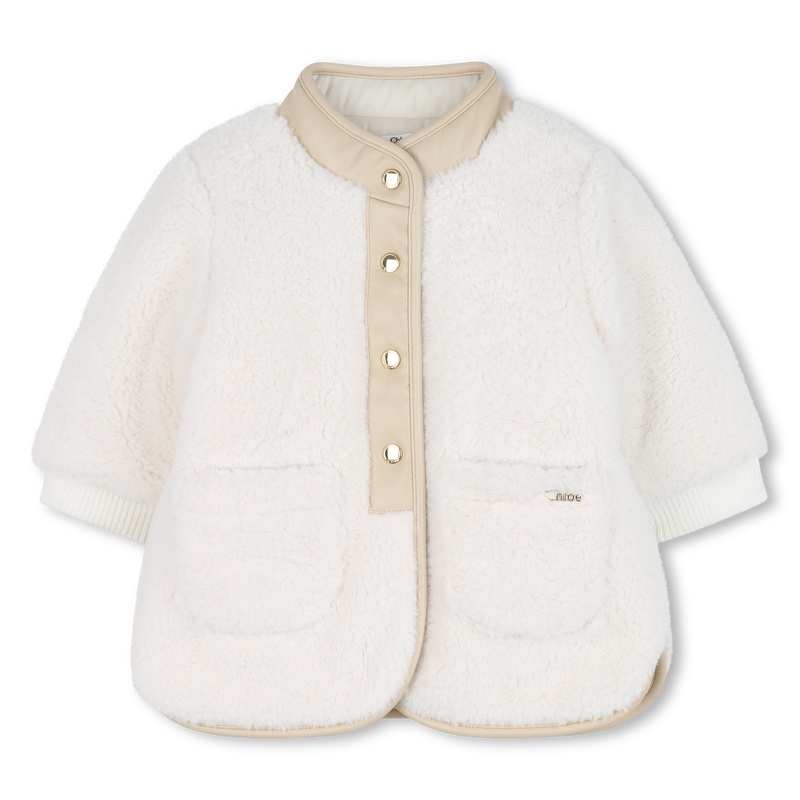 Manteau en polaire moutonnée fille Chloé H25