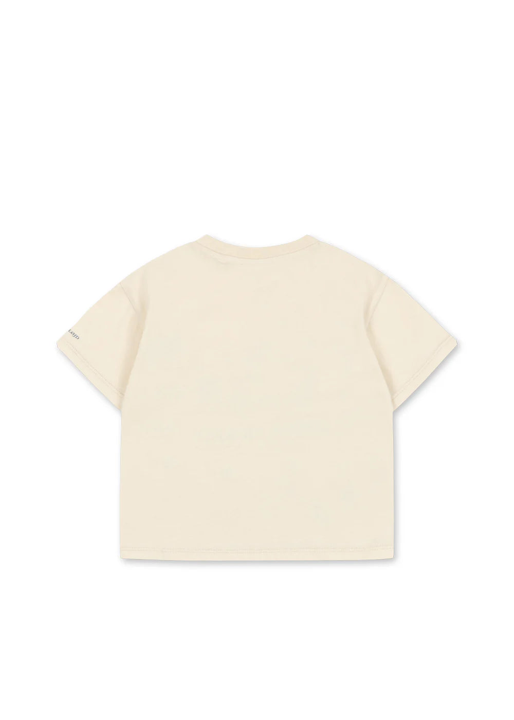 Tee-shirt manches courtes famo lait d'amande garçon Konges Slojd E26