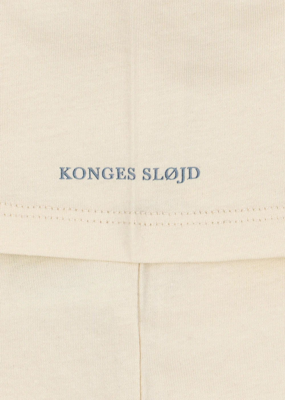 Tee-shirt manches courtes famo lait d'amande garçon Konges Slojd E26