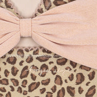 Maillot de bain 2 pièces Kitty imprimé léopard fille Konges E26