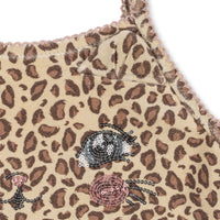 Maillot de bain 2 pièces Kitty imprimé léopard fille Konges E26