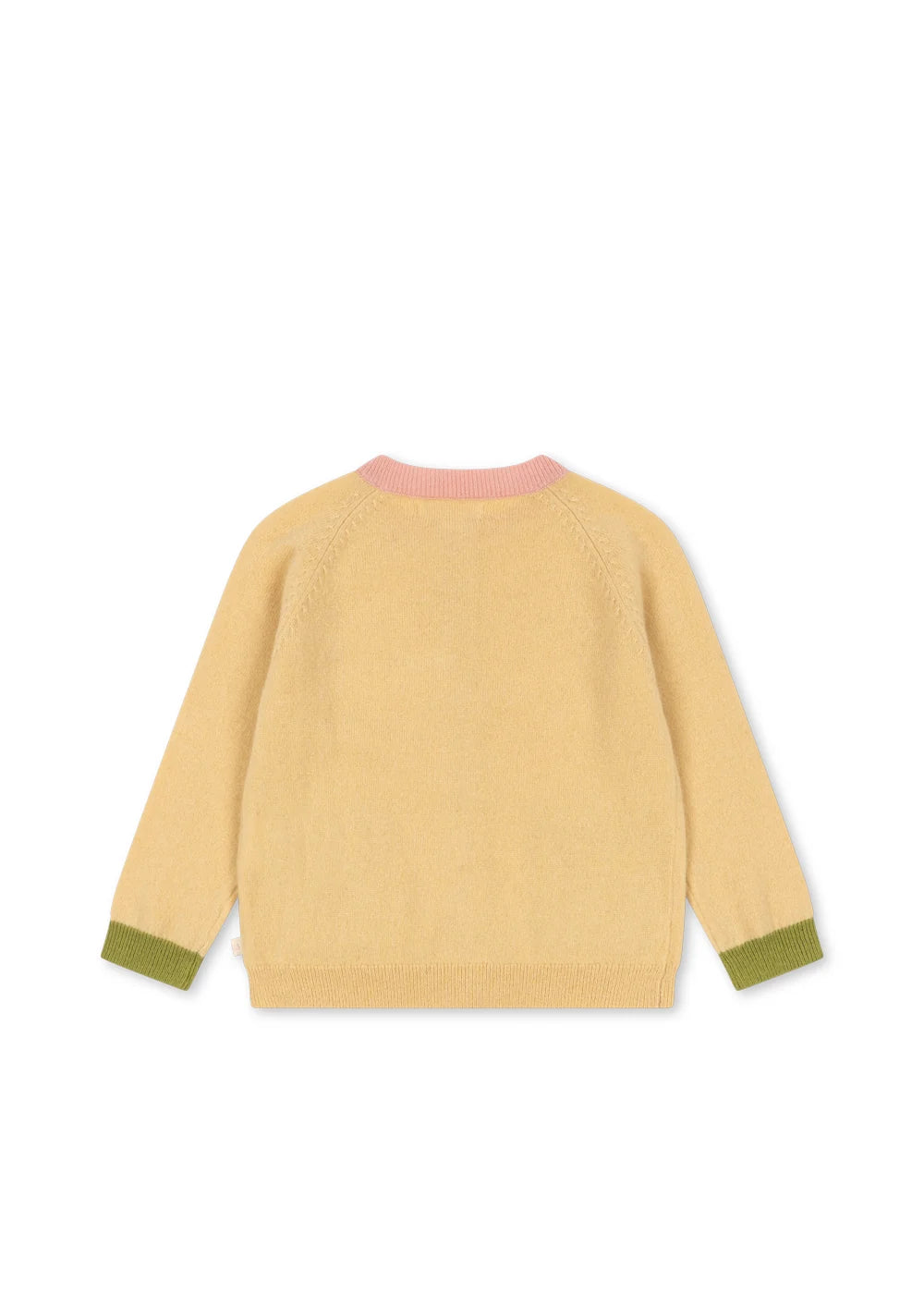 Ensemble cardigan avec pantalon Colleti jaune babygirl Konges Slojd H26