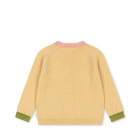 Ensemble cardigan avec pantalon Colleti jaune babygirl Konges Slojd H26