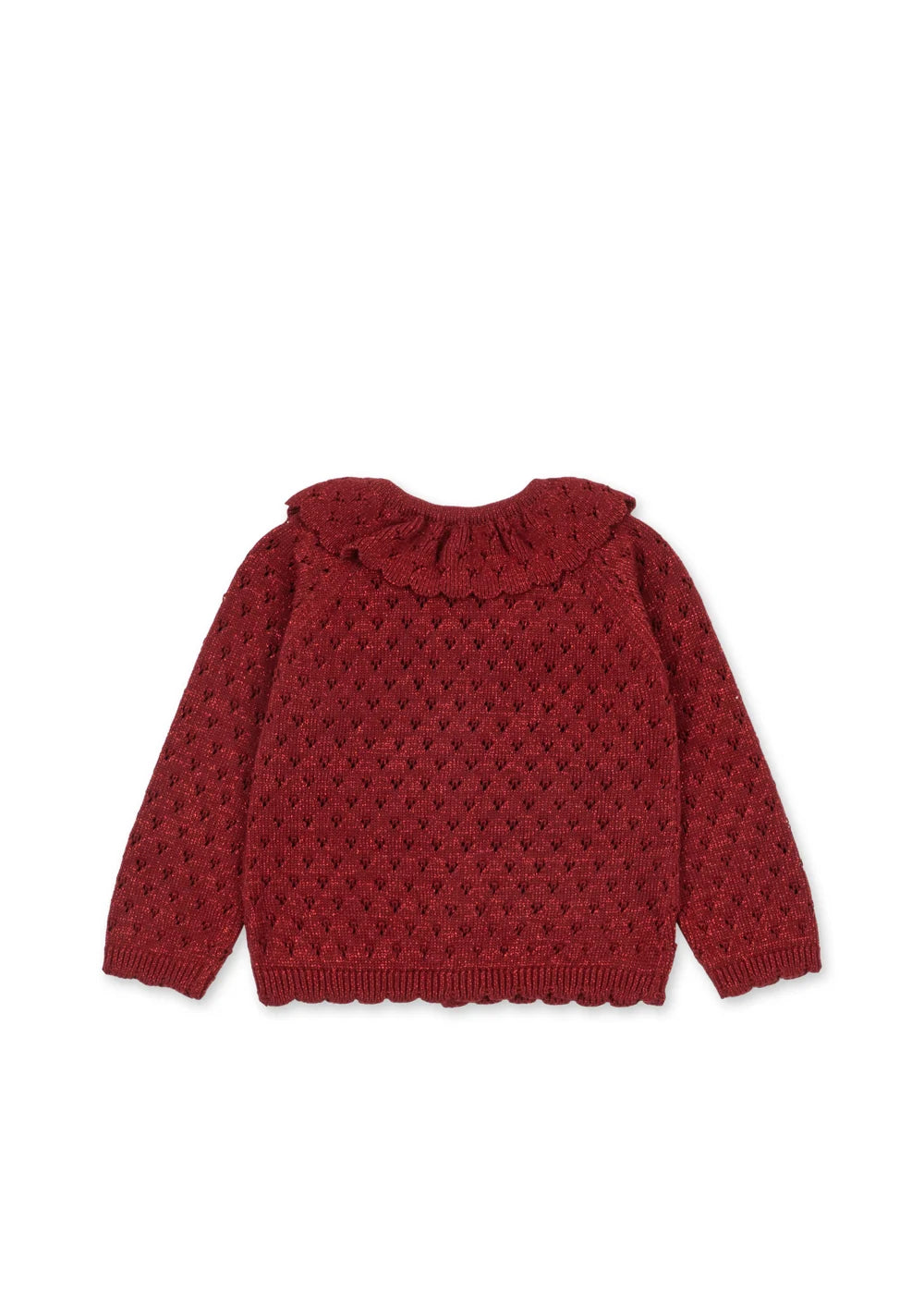 Cardigan Holiday red dahlia babygirl Konges Slojd H26